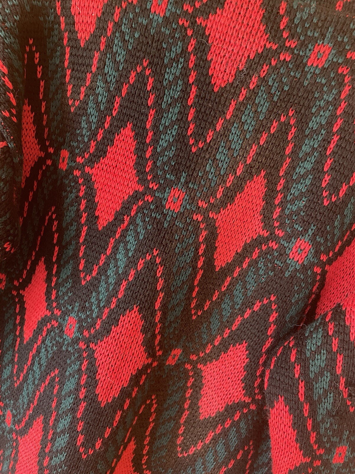 50s German wool Ski Sweater Women’s Crest Kammgarn Wolle Brinkmann Vintage