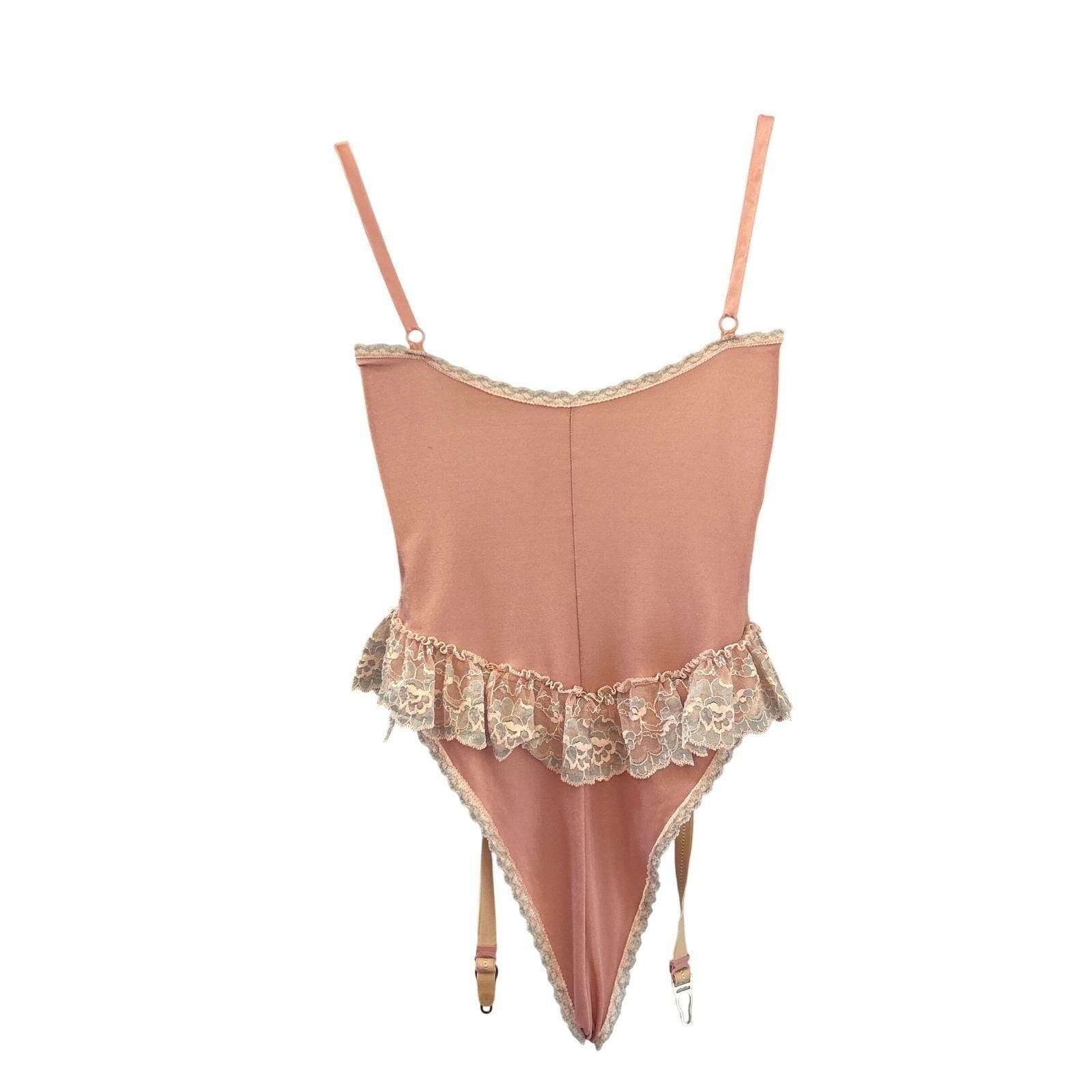Vintage Shirley of Hollywood Lingerie 3 Piece Set Coquette Balletcore Romantic