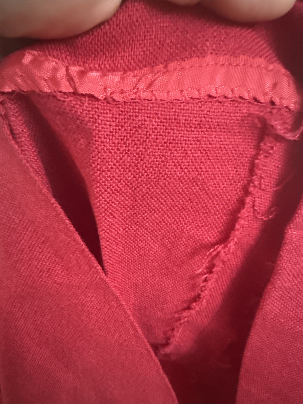 International Ladies Garment Workers Union Vintage Red Skirt Waist Measures ~14”