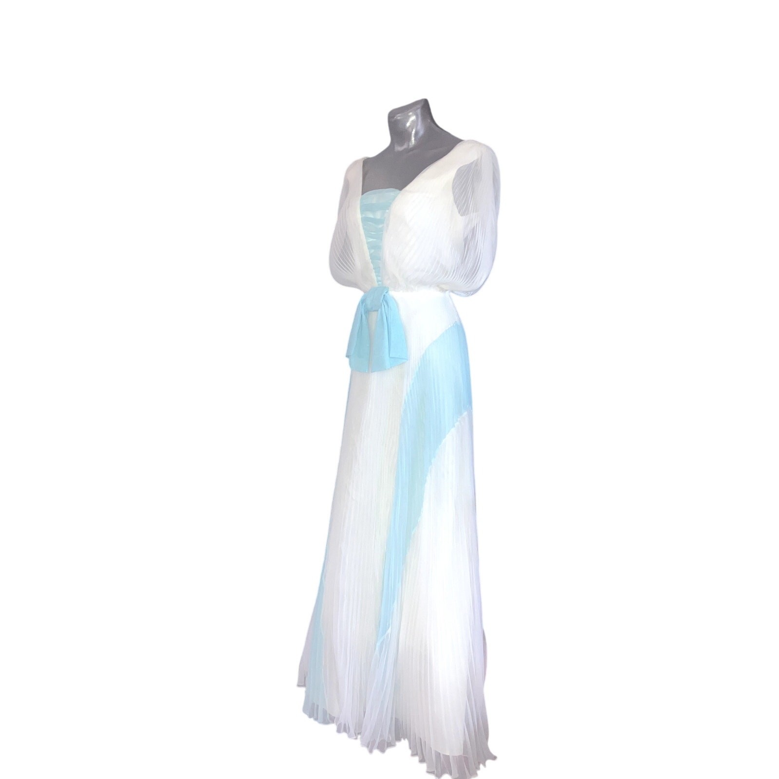 VINTAGE 50s-60s Lilli Diamond of California Gown Dress Small S REGENCY FAIRY