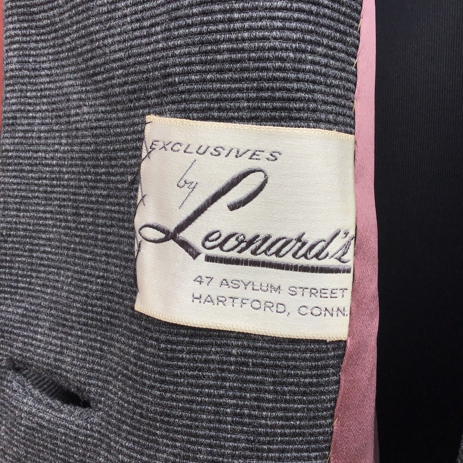 ANTIQUE 1930’S WOMAN’S WOOL SERGE TWILL SWAG COAT SATIN LINED IMMACULATE COND