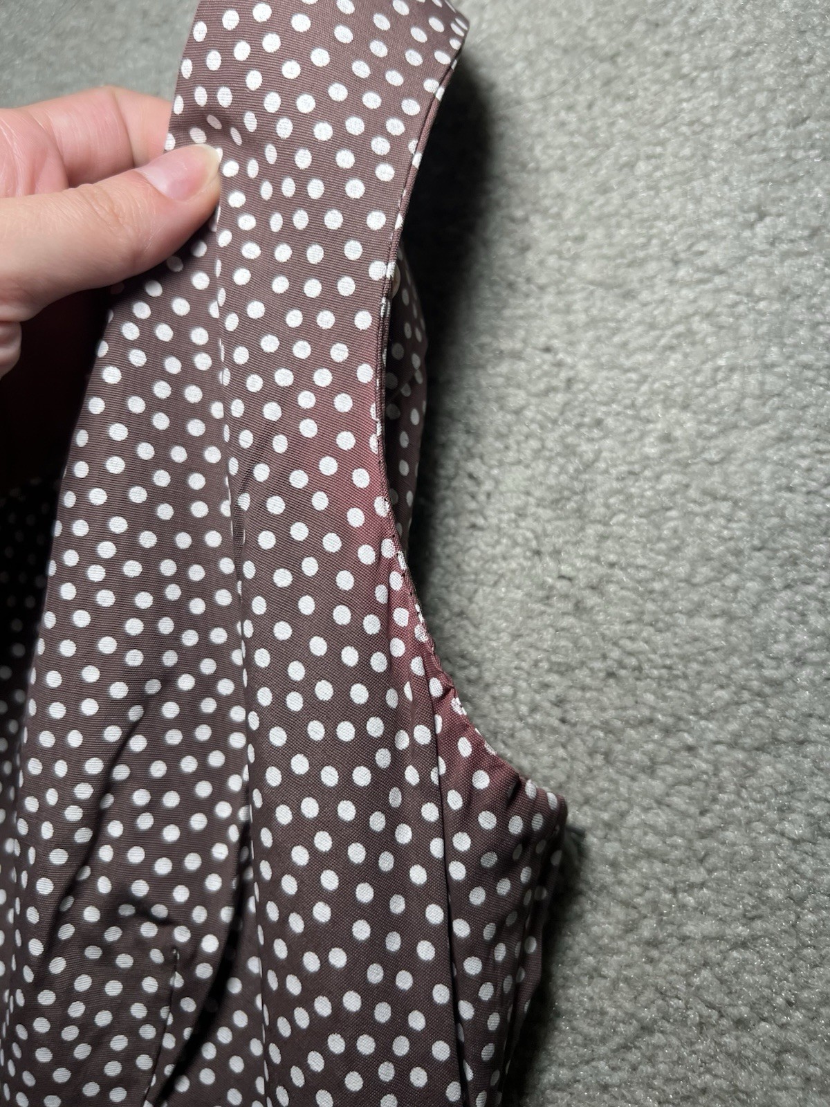 Vintage 90s Made in the USA Alyn Paige Maxi Polka Dot Dress