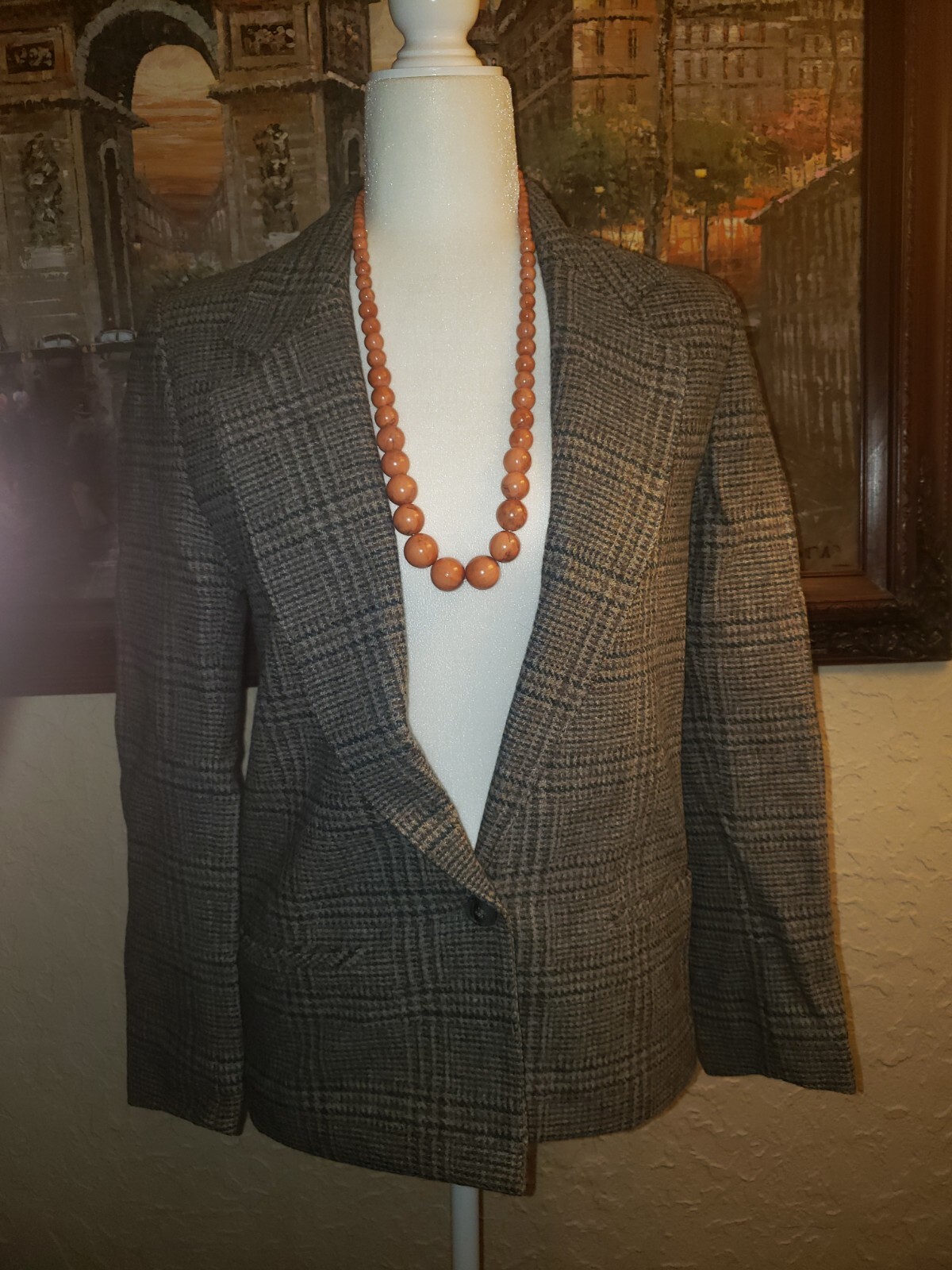 Vintage Casa De Lana Blazer 100% Wool