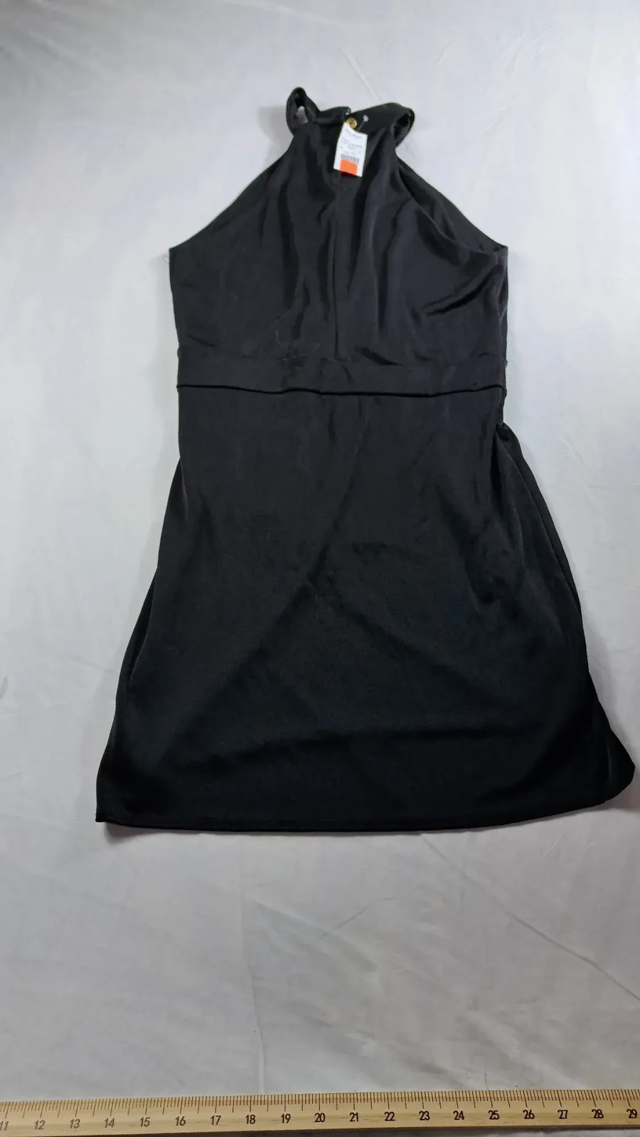 Discovery Slinky Halter Dress X-Large Black Slinky Halterneck Dress 16630J