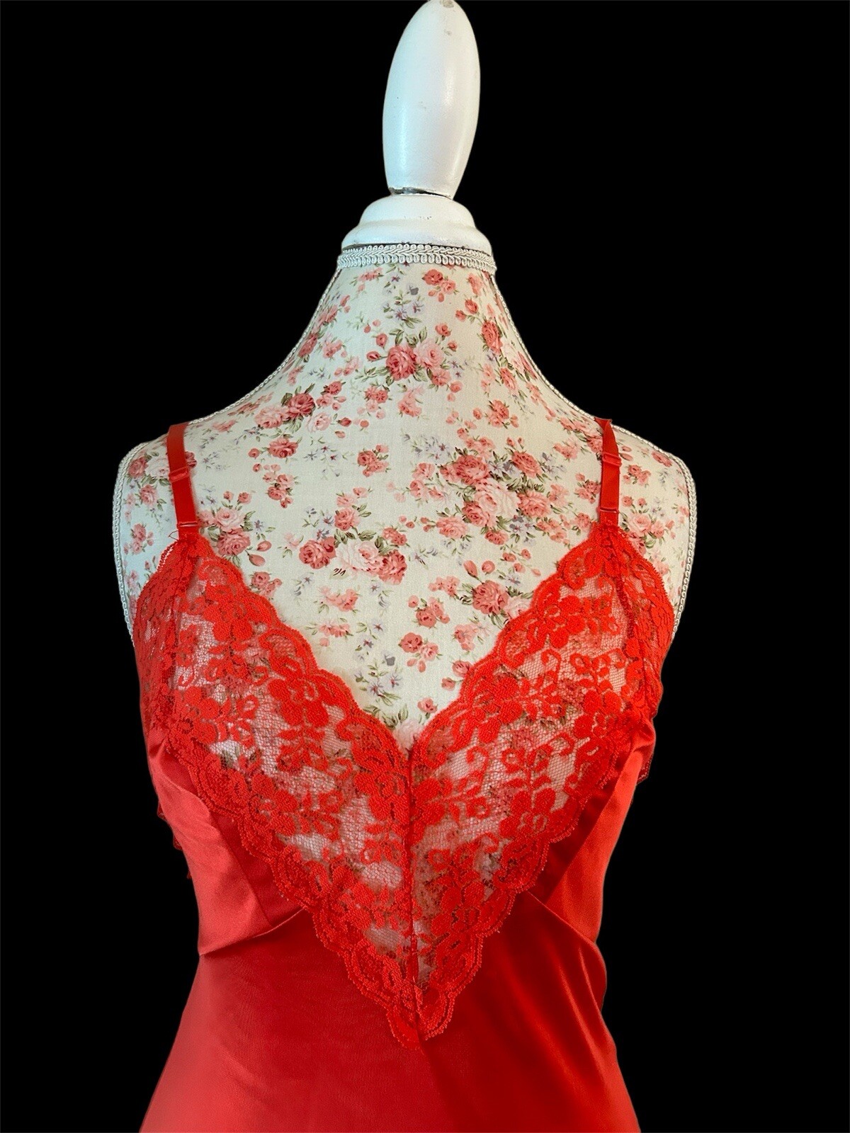 Vintage Camisole Wide Scalloped Lace Sexy Romantic Lingerie Glamcore Volup