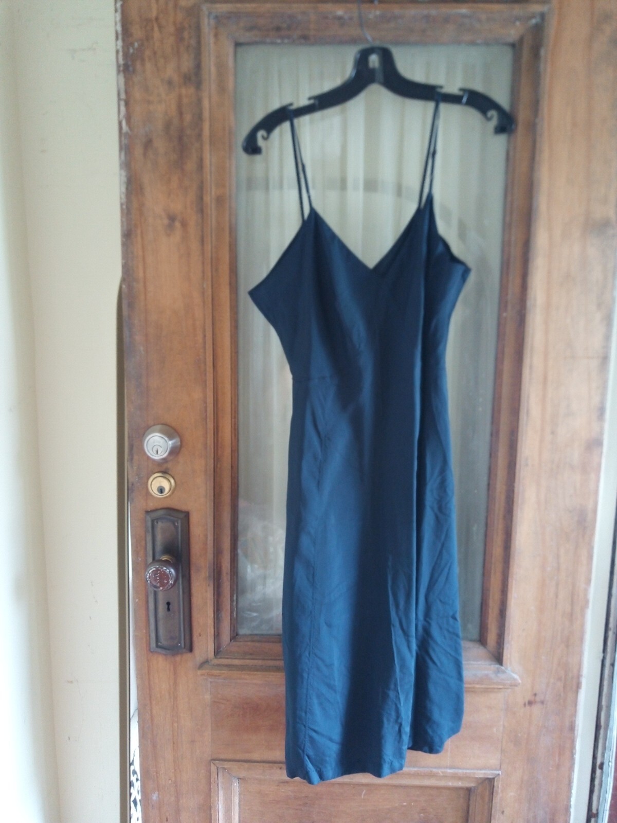 Vintage Kaybar Navy Lingerie Slip Dress Bombshell 40 By Kaymar Garments