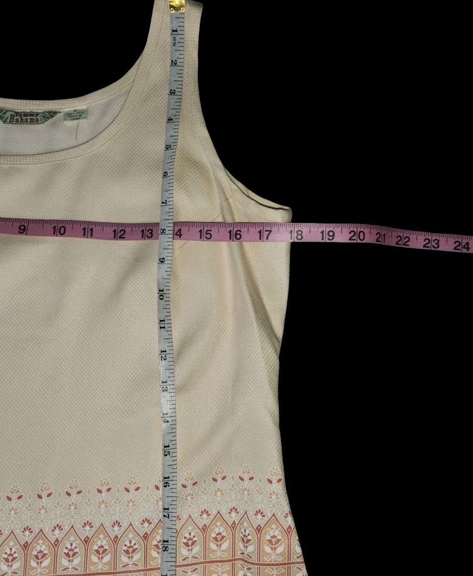 Vintage Tommy Bahama Size 4 S Small Women’s 100% Silk Top Pant Set Yellow Floral