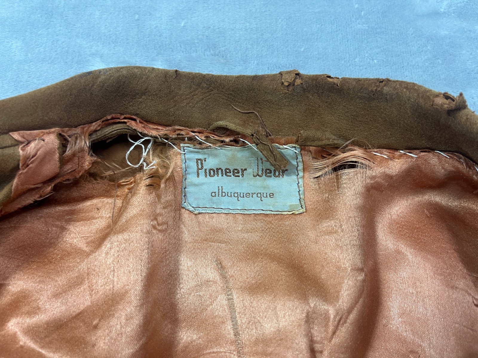 Vintage Pioneer Wear – Albuquerque – Leather Fringes Jacket Coat – Adult Medium