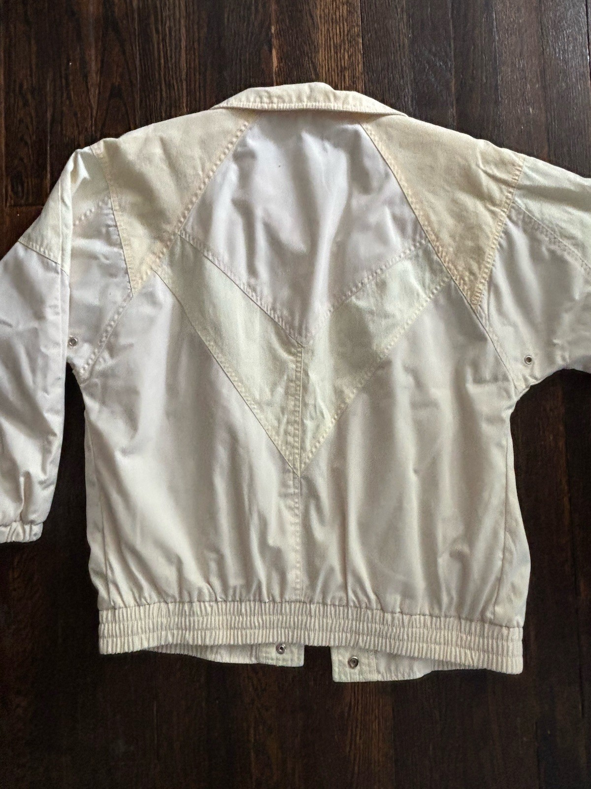 VTG Retro 80s/90s Innovations By Izzi Windbreaker Jacket Butter Yellow Pastels
