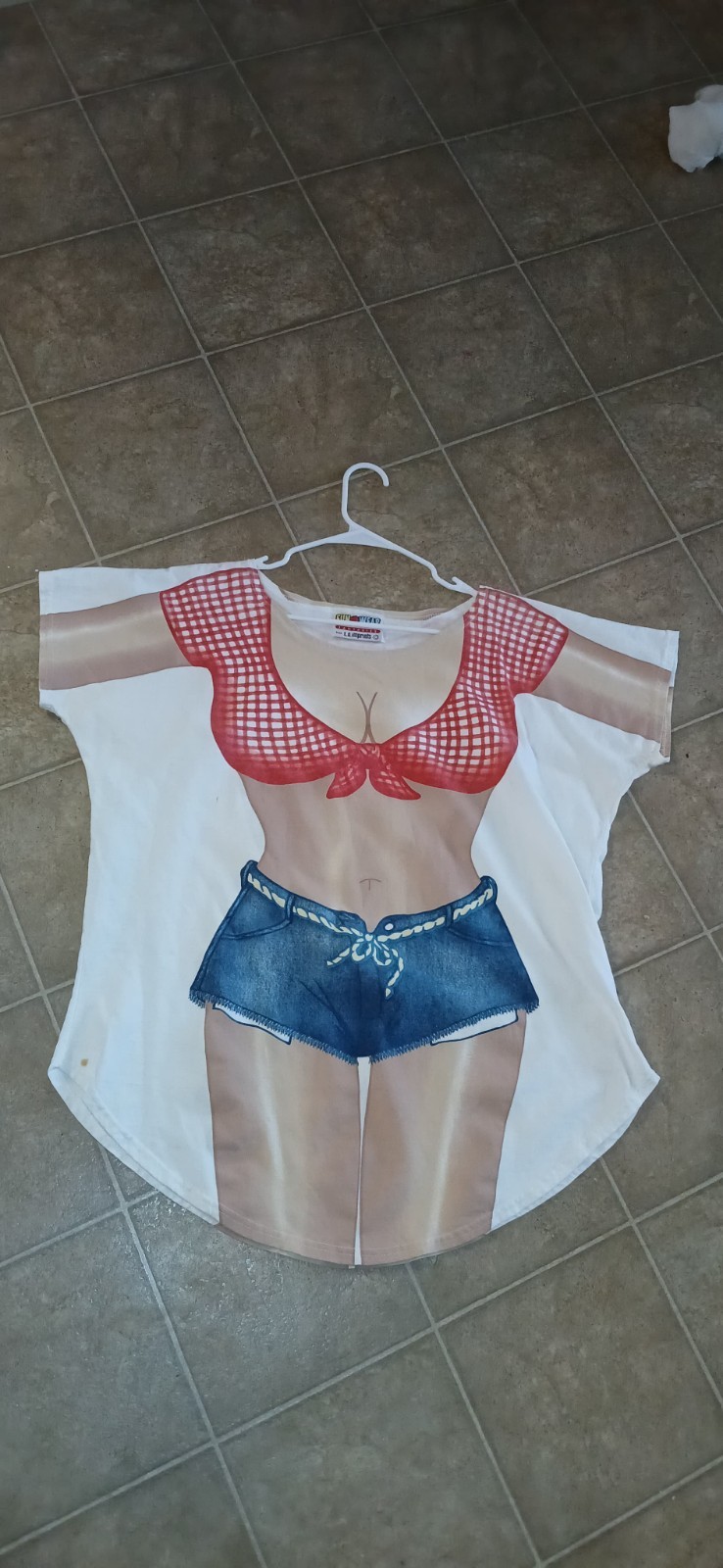 Vintage FUN2WEAR FANTASIES LA Imprints T Shirt Overszied Cover Up Sexy Vintage