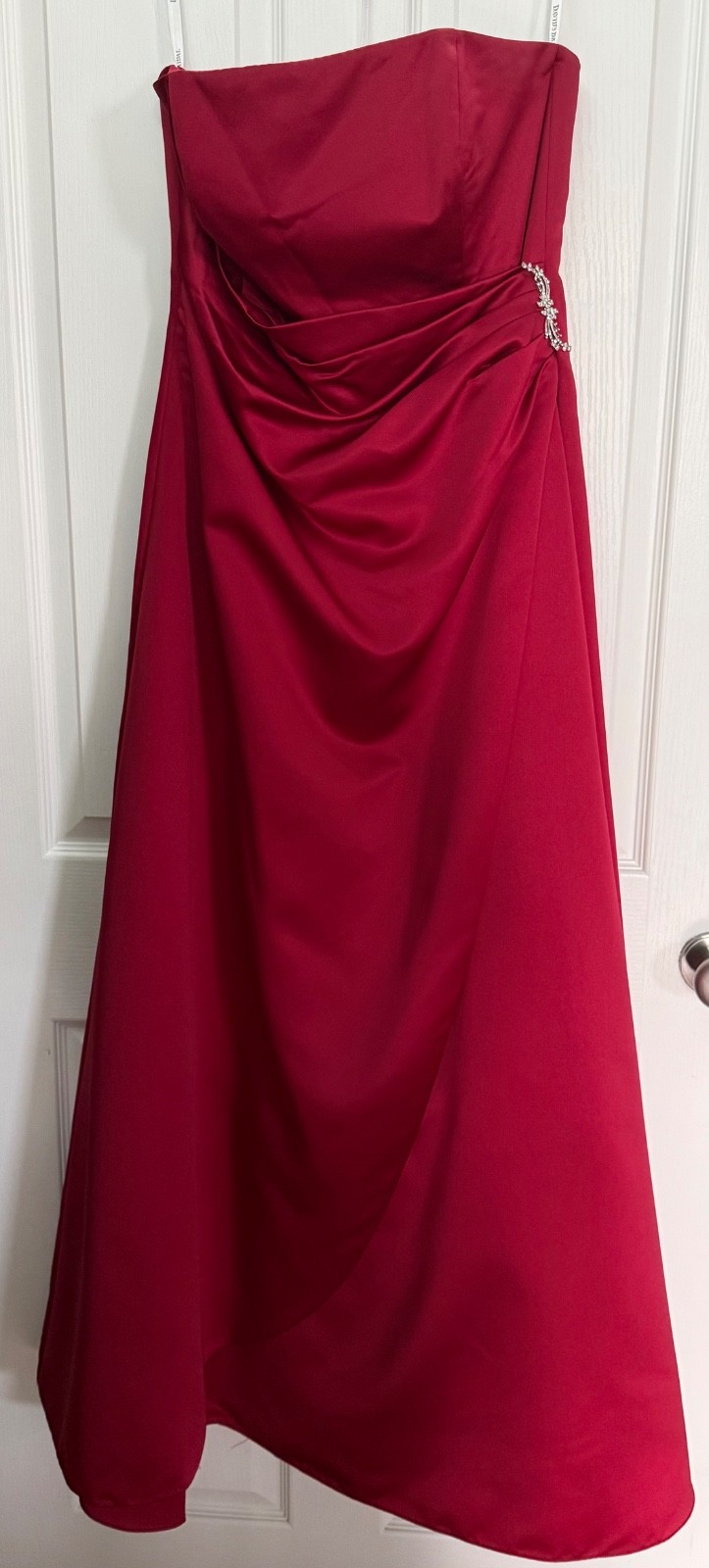 Red vintage evening gown ,bridesmaid dress prom dress