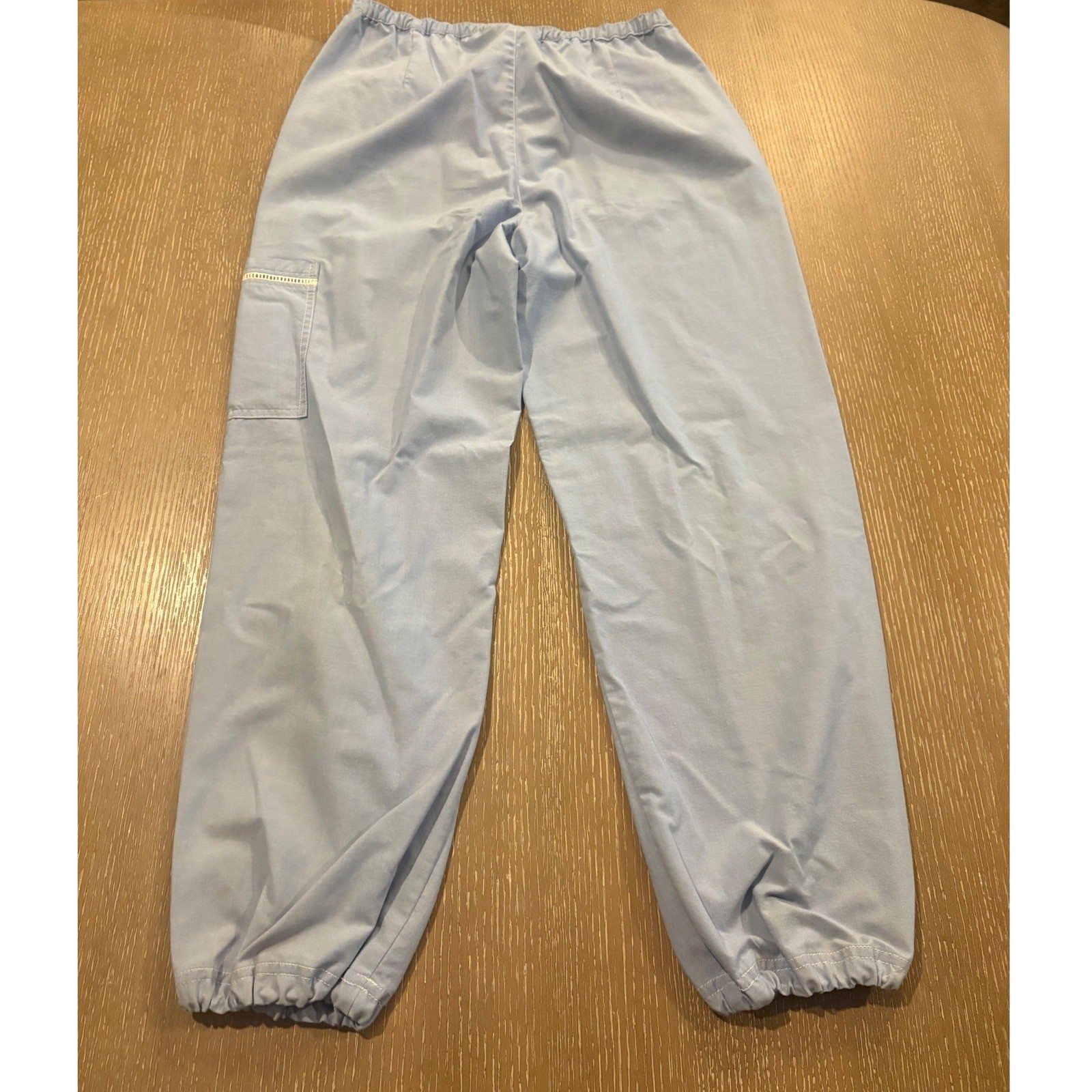 Vintage BLAST Womens Size 16 Light Blue Jacket Pants Set Casual 2 Piece Retro
