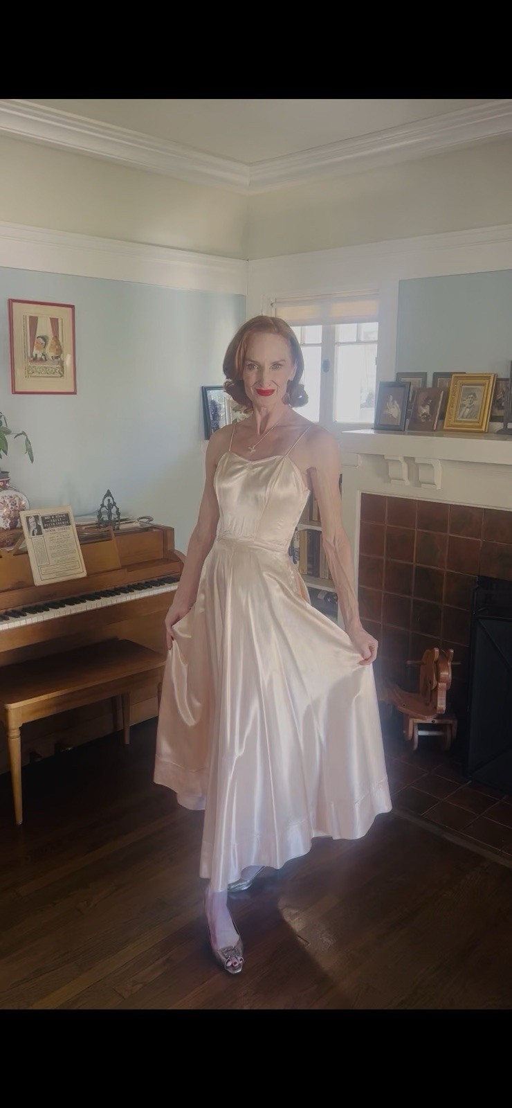 Fred Perlberg Dance Originals Dress 1940s