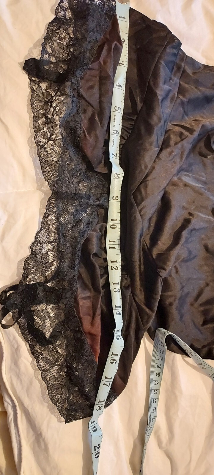 vintage Colony Club nylon sexy black slip bust appr 36 38