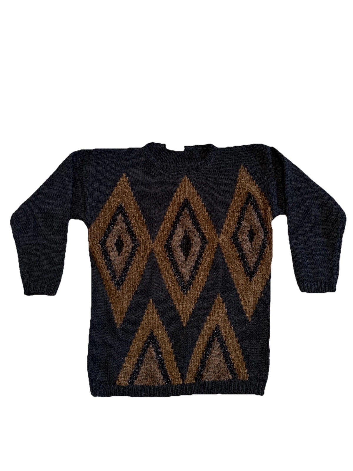 Vtg beldoch popper Women’s sweater Native Western 80’s Geometric