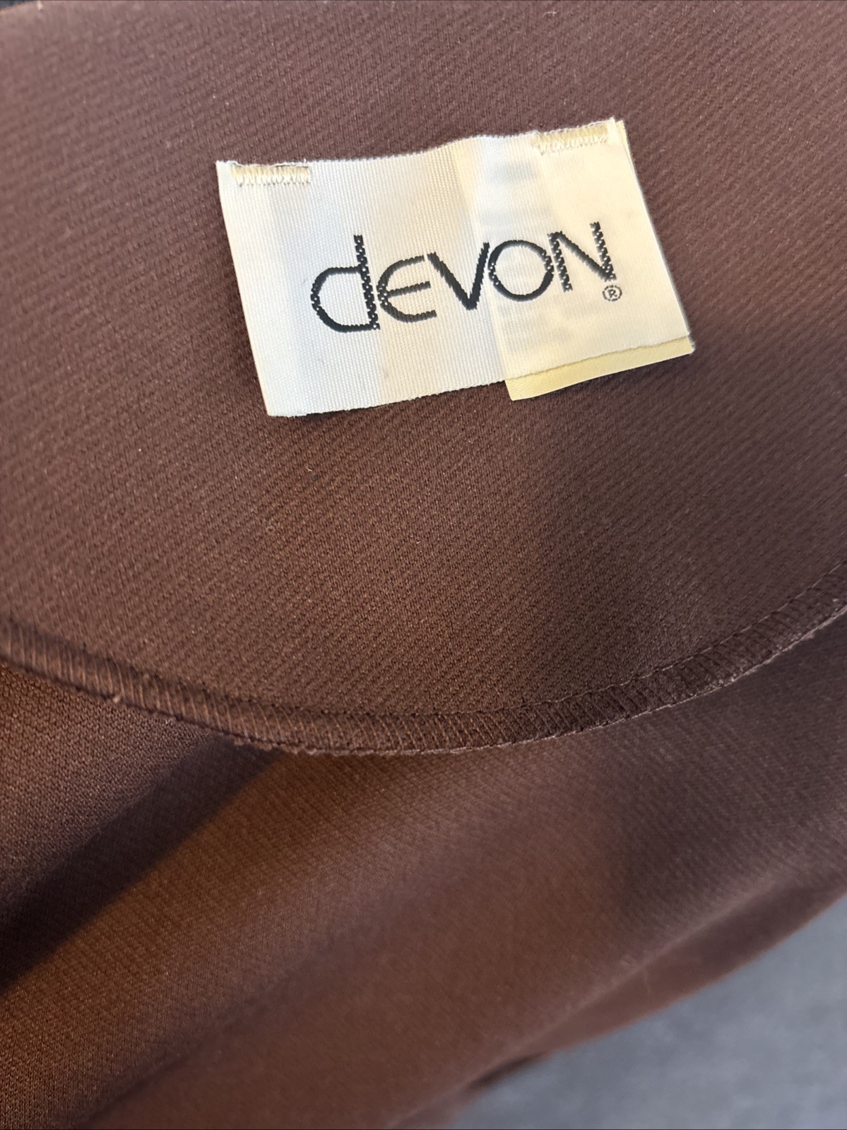 VTG 70s DEVON Women’s Brown Vest Size 12 Union USA Made Retro Disco Hippie