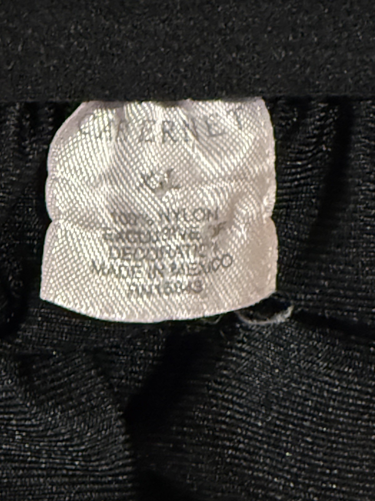 Vtg Cabernet Black Lace Nylon Half Slip XL