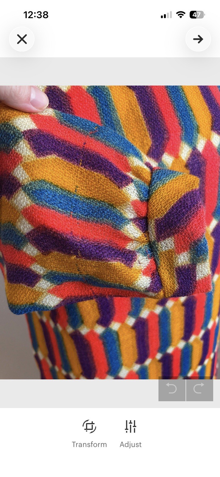 1960s Mod Rainbow Vintage Designer Carlye Dress Hudson’s Detroit Woodward Shops!