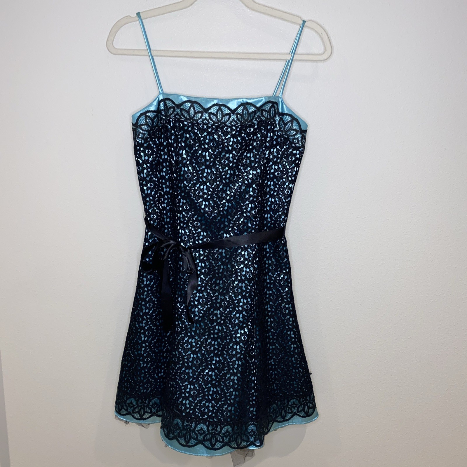 Vintage Jessica McClintock Gunne Sax Mini Dress Size 5/6 Made In USA Party Dress