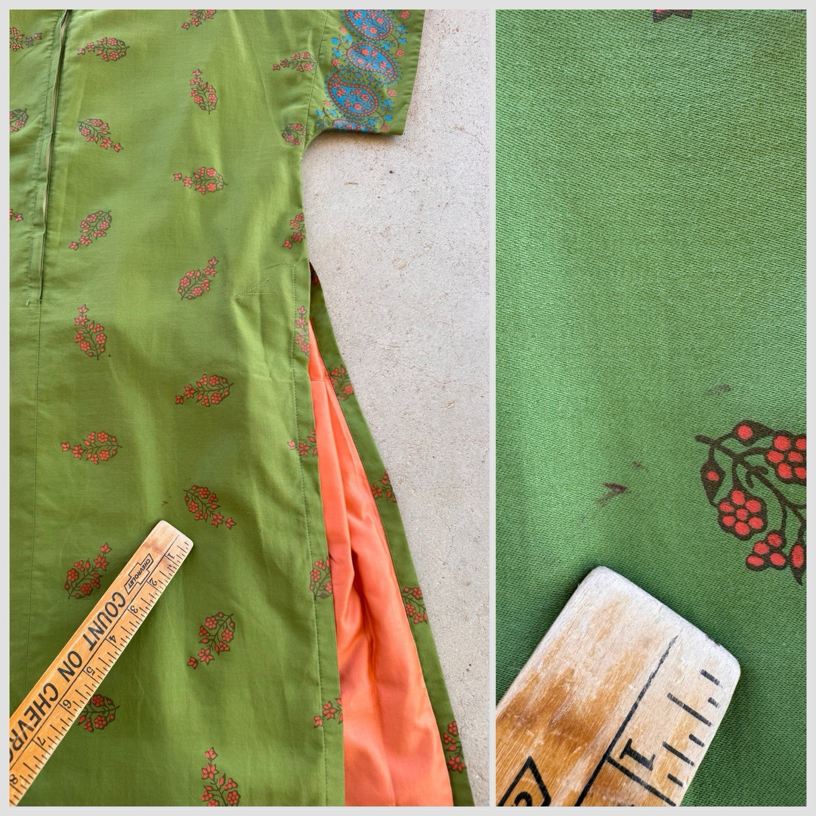 1960s Casuals Lahaina Maui Hawaii Pake Muu Dress Tropical Tiki Resort Luau VTG