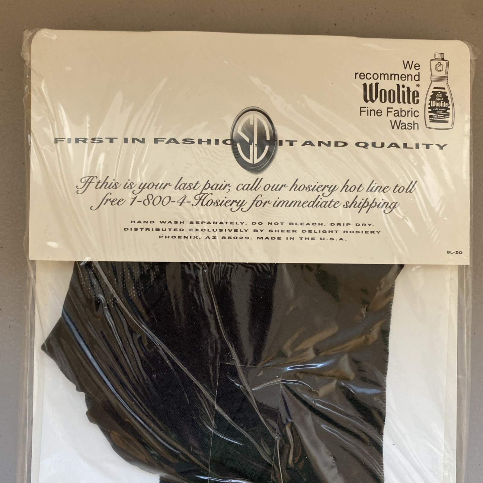 Vtg 1970S SHEER DELIGHT EXQUISITE PANTY HOSE Jet Black & Suntone 2 Pair NOS SZ 2
