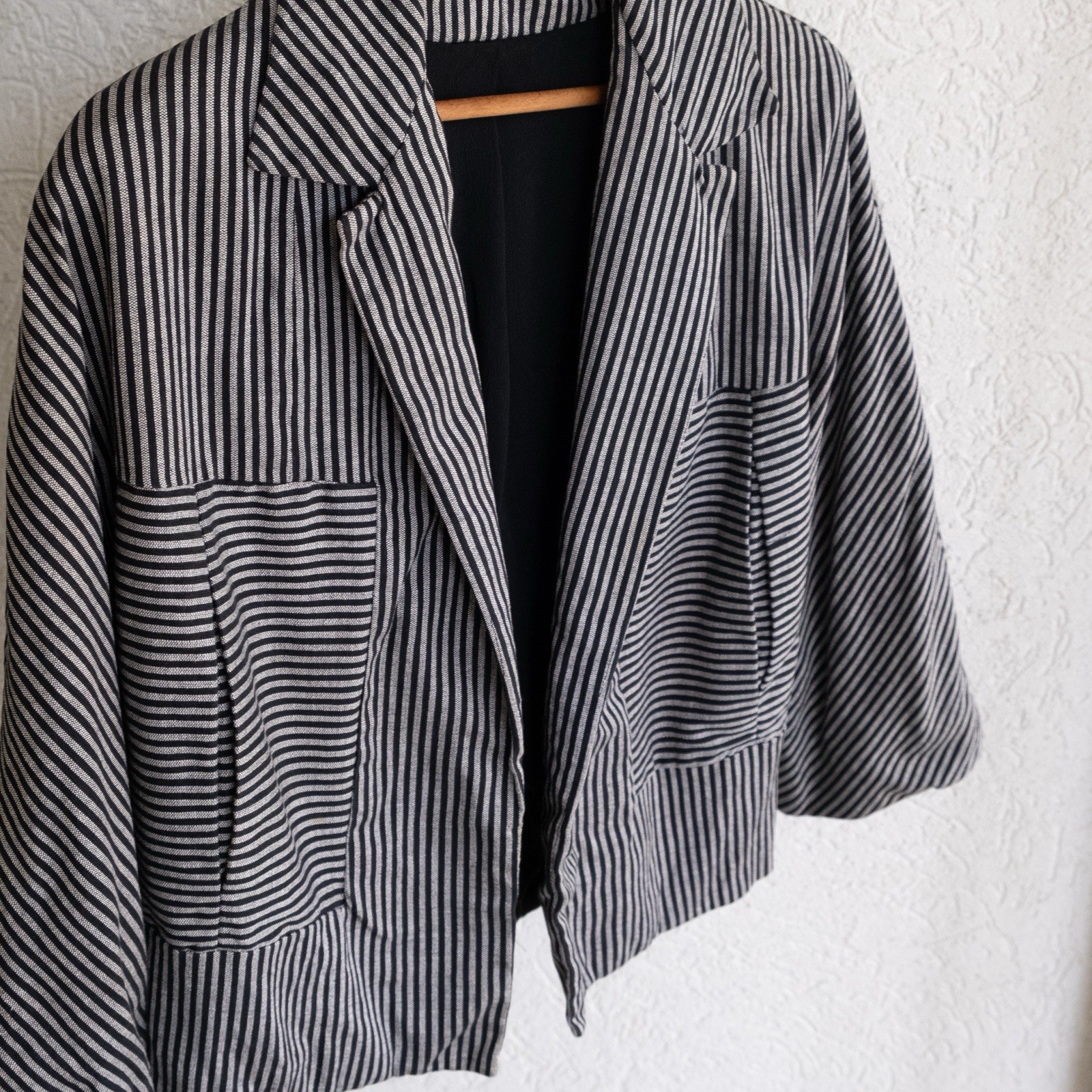 1960’s Black & White Striped Jacket Rockabilly Style