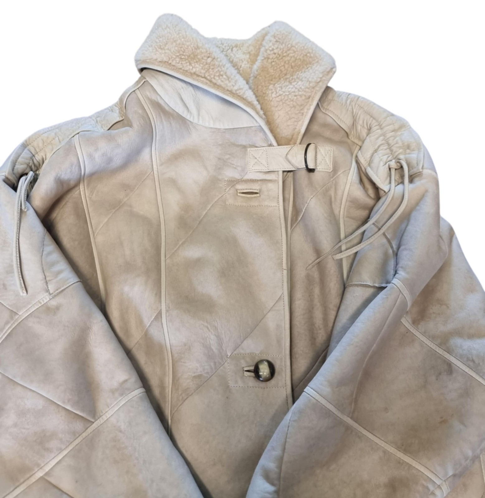 Vintage 1960s/70s Ledermann Shearling Coat Women’s AU 14/16 Long Jacket