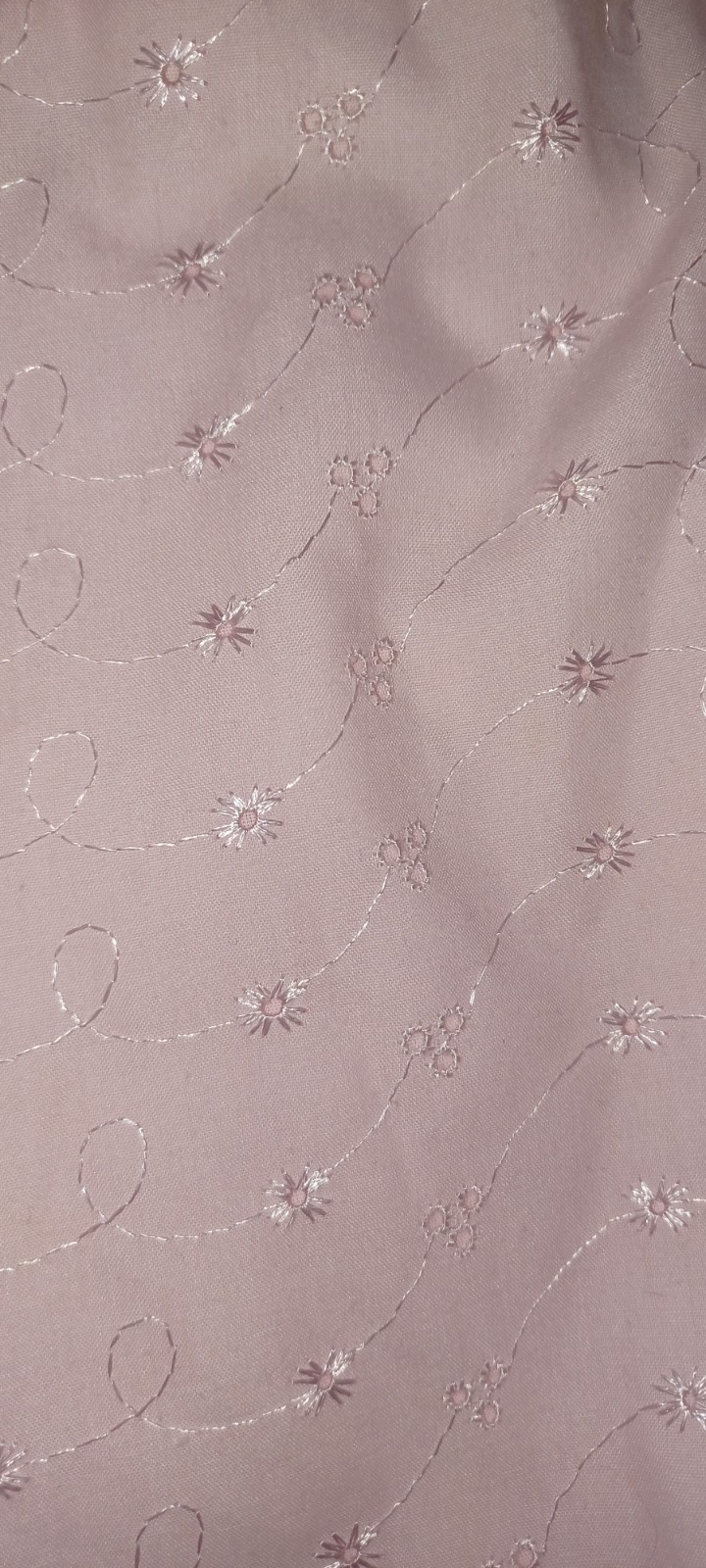 Vtg 90s Anchor Blue Baby Pink Eyelet Mini Dress Milkmaid Bodice Y2K Sz Large