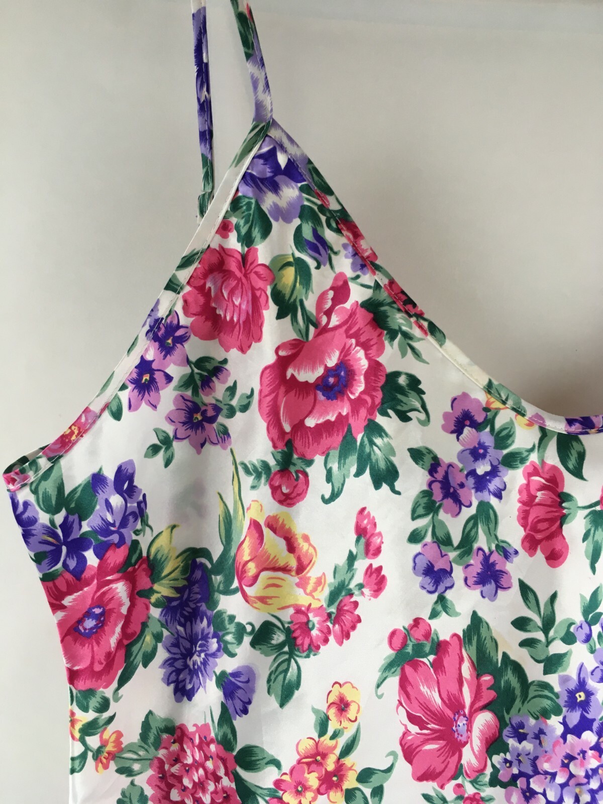 Honors Intimates Shirt Women’s Size M? Floral Sleeveless Spaghetti Babydoll Tank