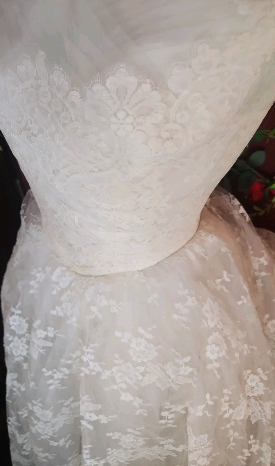 VTG 1950s Cahill Beverly Hills Dress & Veil Set