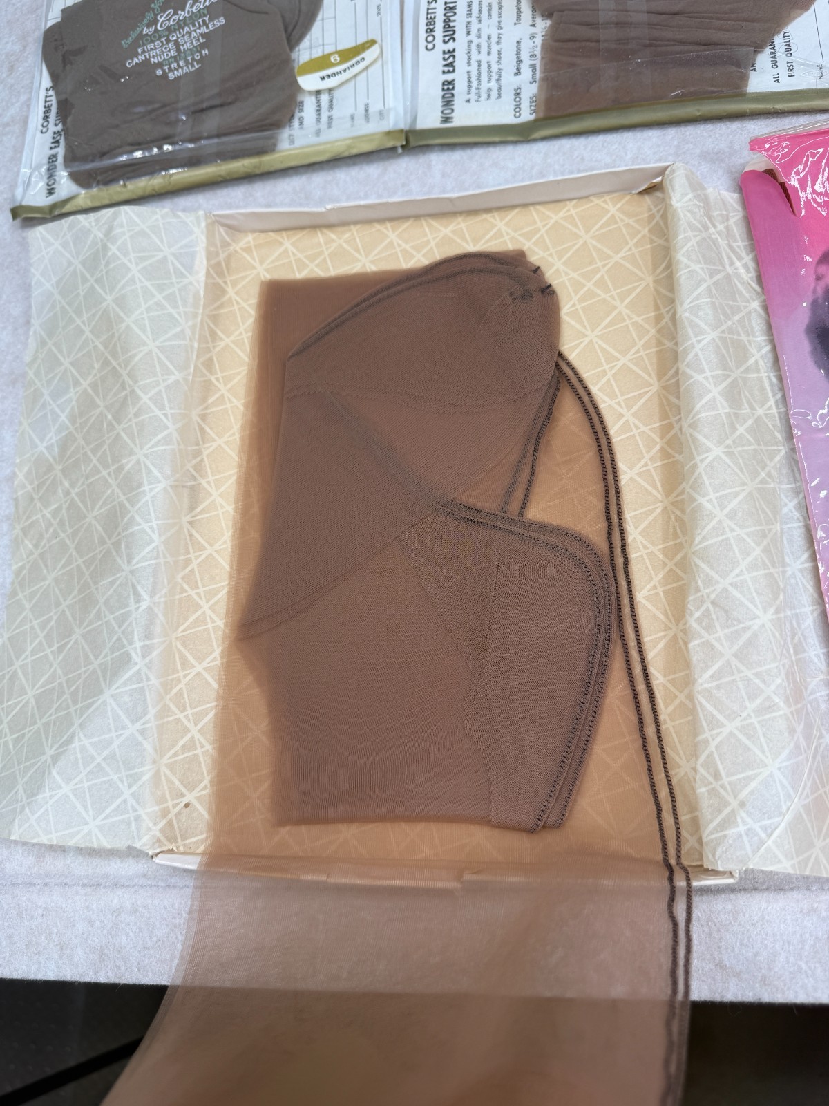 12 Pc Vintage Nylon Stockings Hosiery Lot NOS Sears Corbett Bonnie Doon Powers