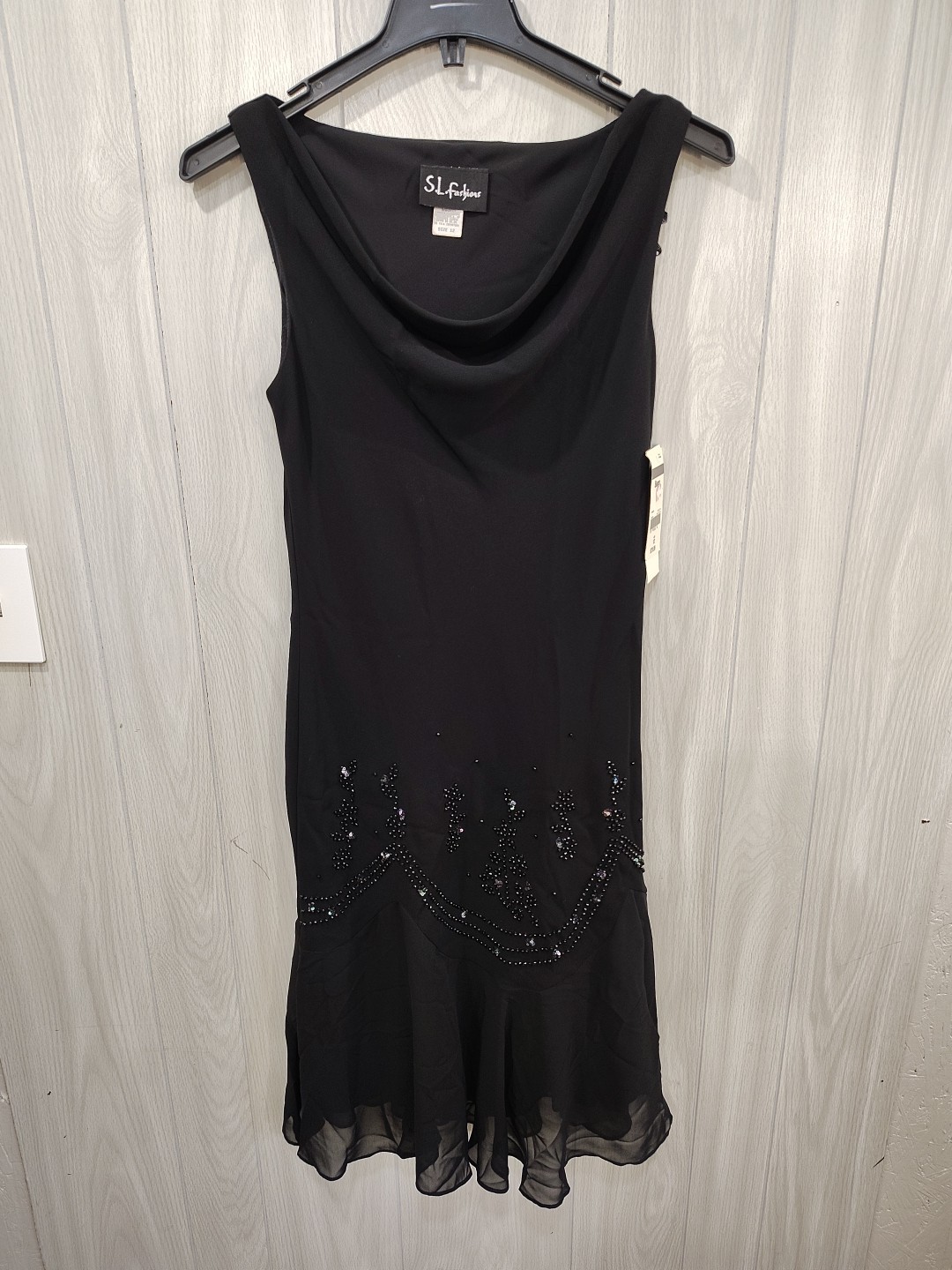 Vintage SL Fashions Vintage Size 12 New Old Stock In Belished Sequined Beaded…