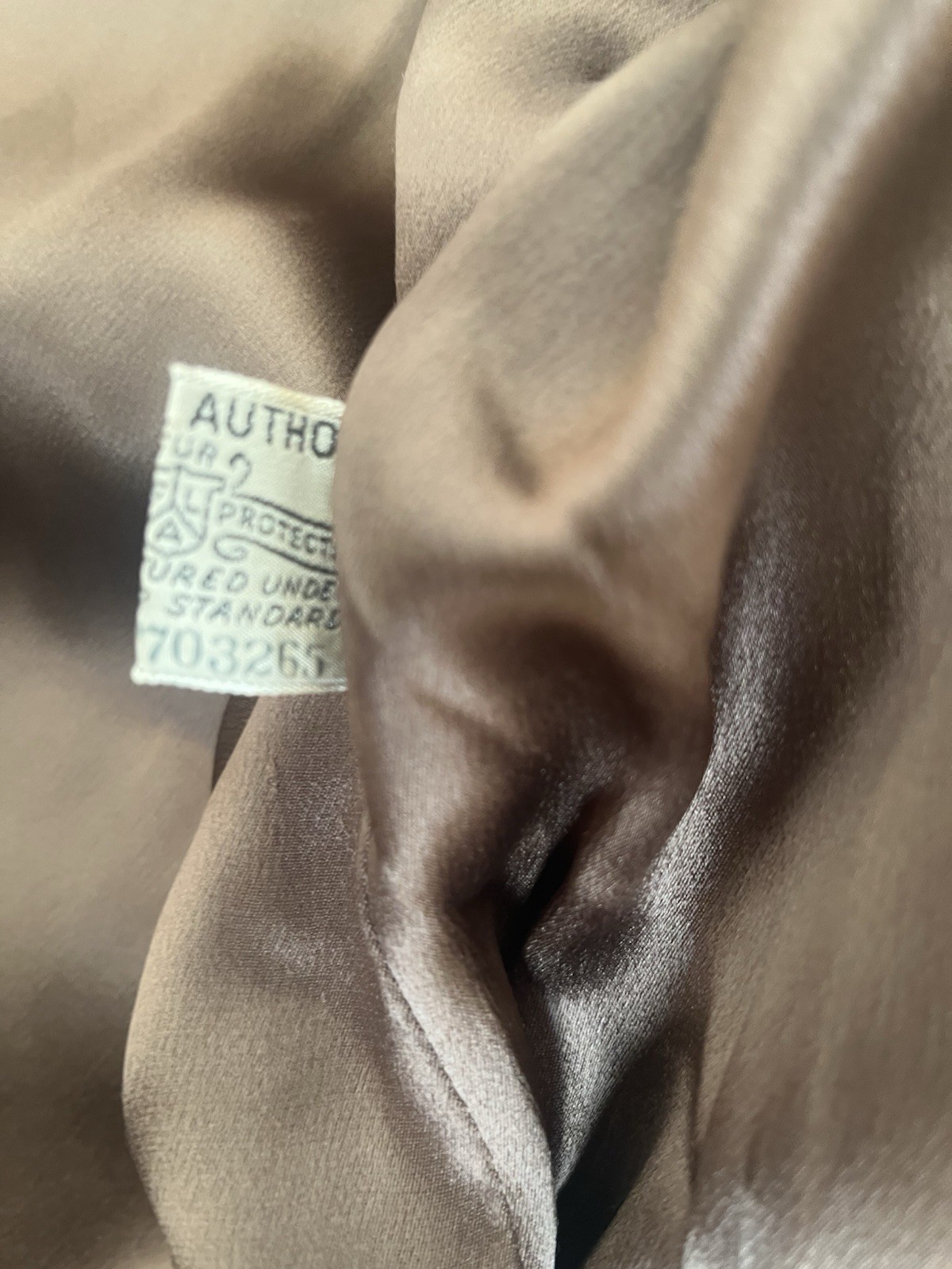 One of a kind Frank R. Gelleff Brown genuine fur