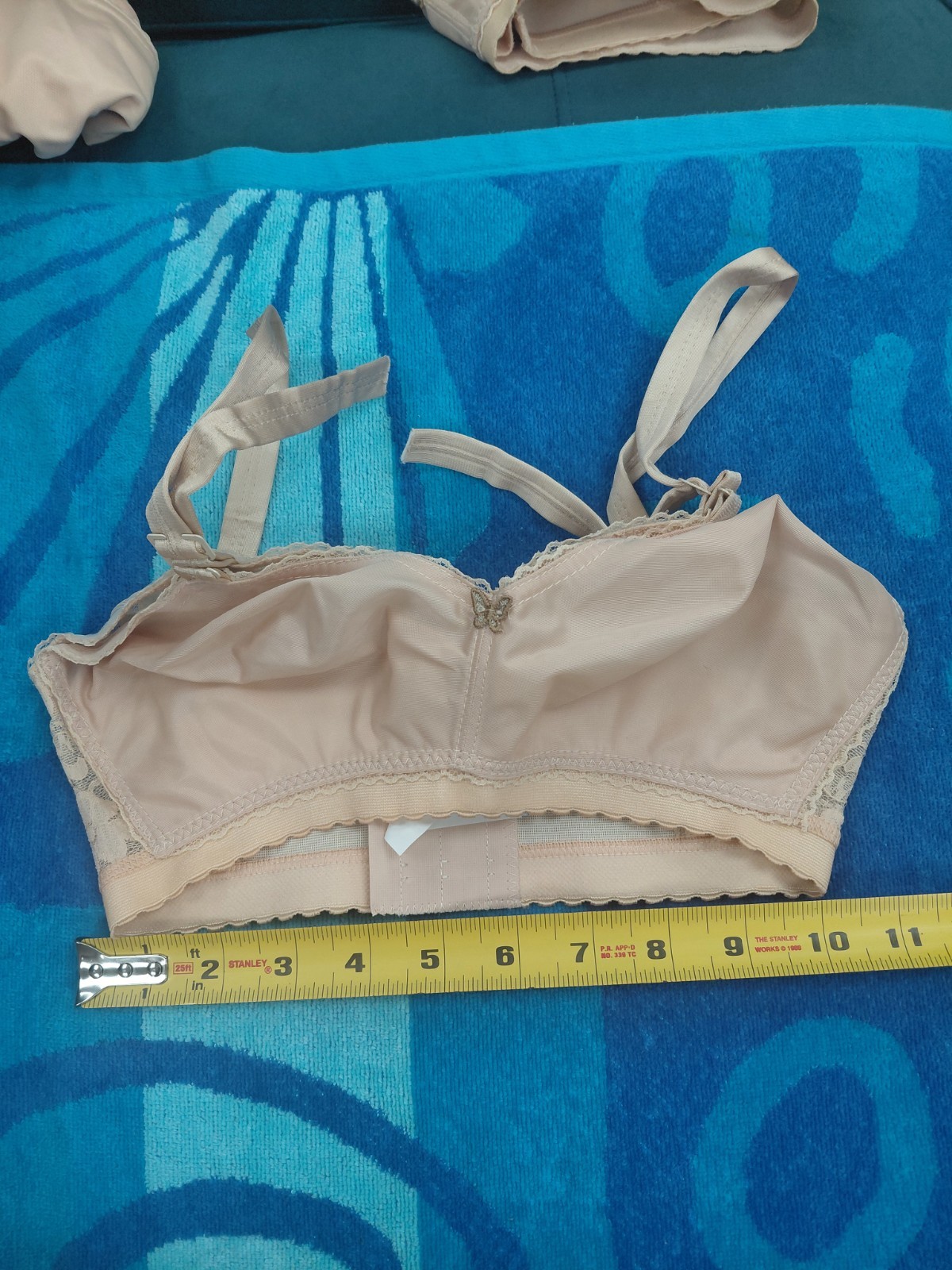 Vintage Lady Cameo Lingerie Bra Size 26E