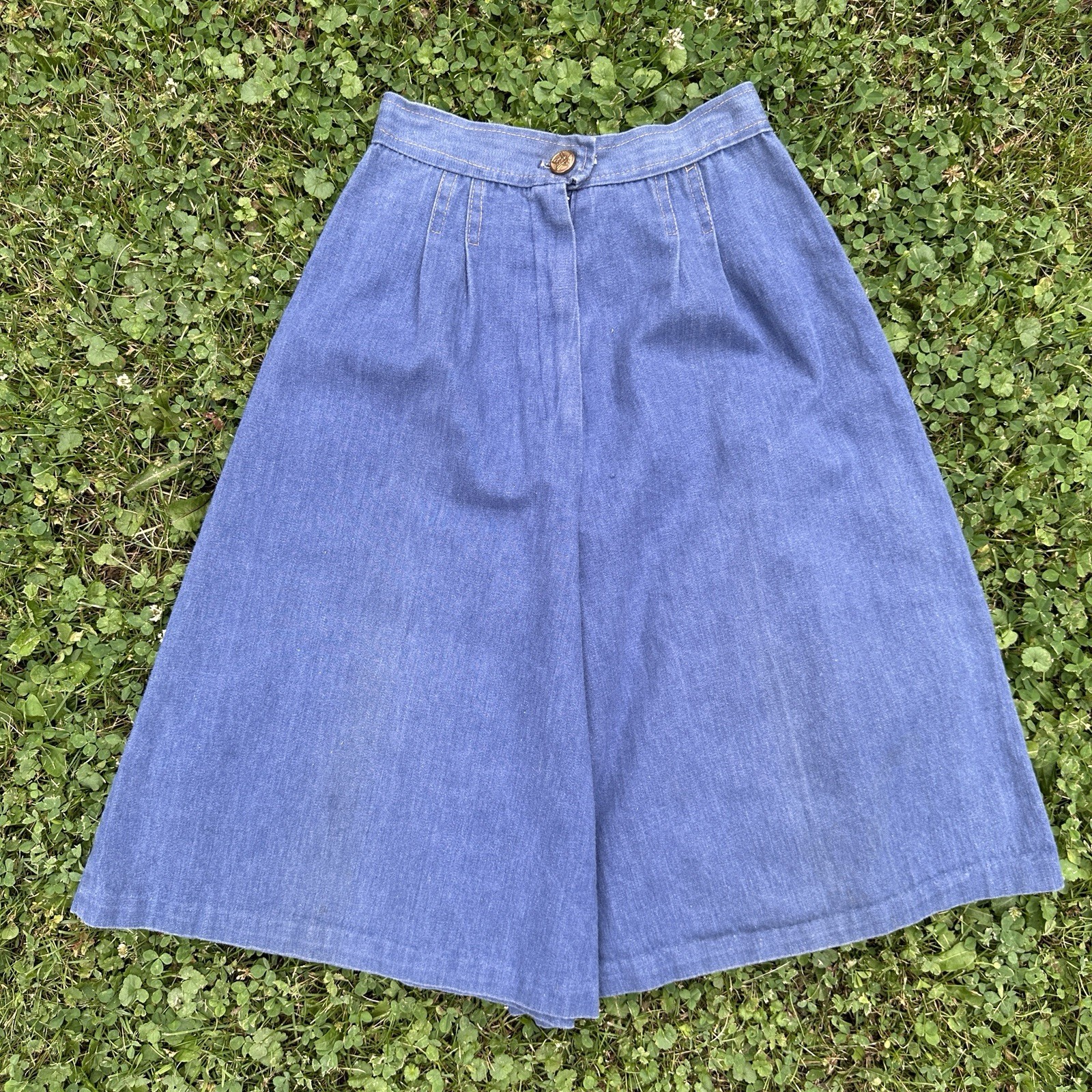 Vintage Womens Shorts Lot Denim Side Zip 30s 50s 60s 70s XS S M