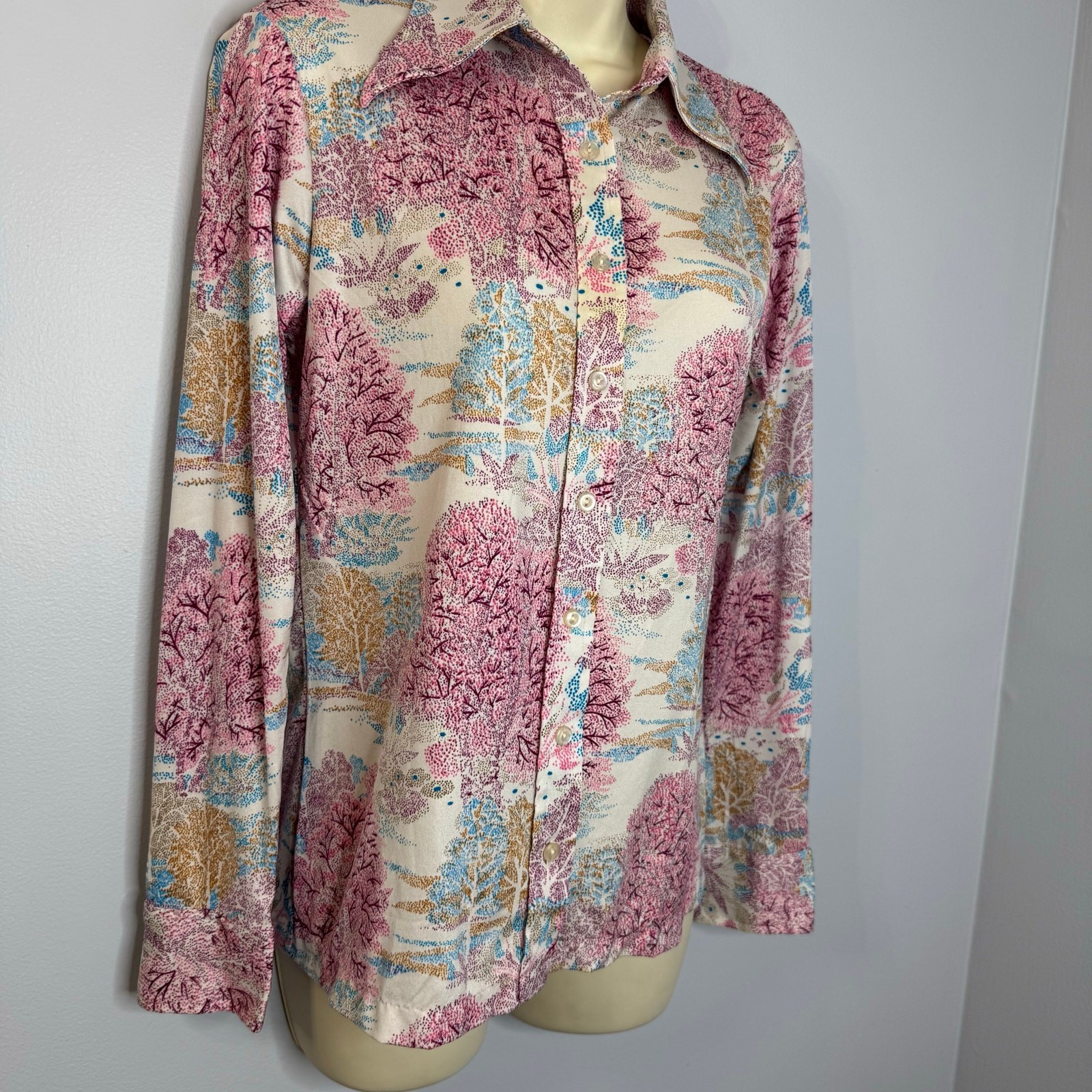 Helen Sue Vintage 80’s Button Down Pointed Collar Women’s L