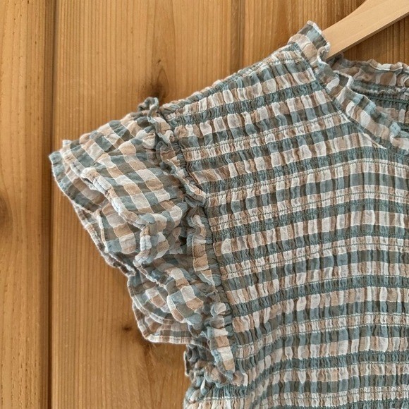 Veronica Beard Size 2 Cici Smoked Gingham Dress