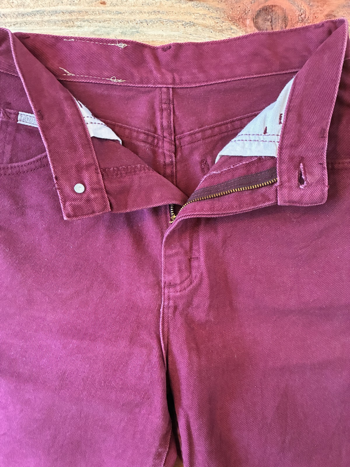 Vintage Lee Oxblood Balloon Shorts USA Made Union Made 90s Y2K Baggy 27
