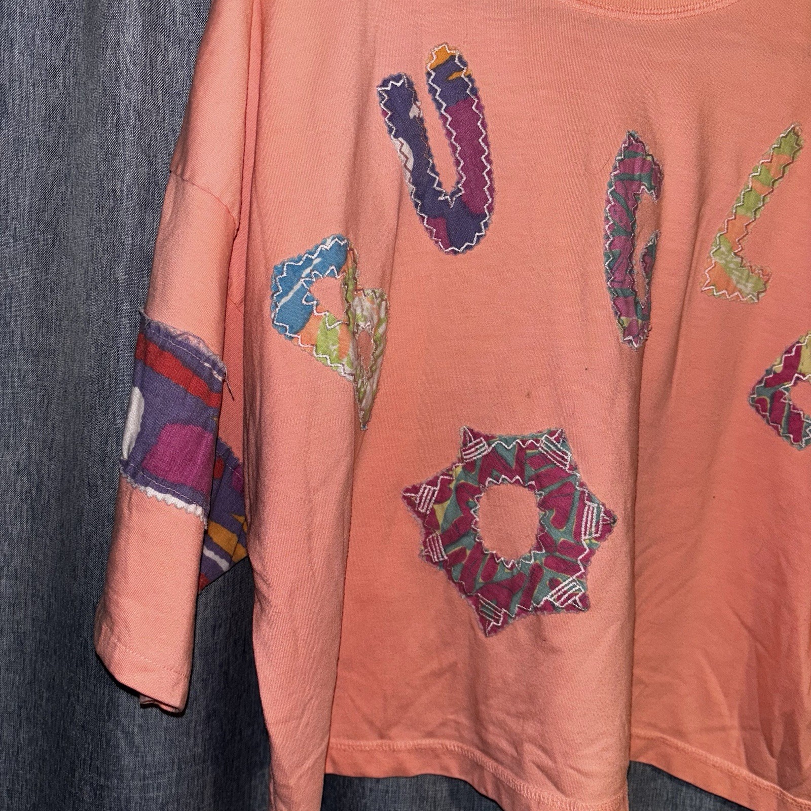 Vtg Bugle Boy Shirt Womens Crop Top With Drawstring 80s 90s Pink Workout