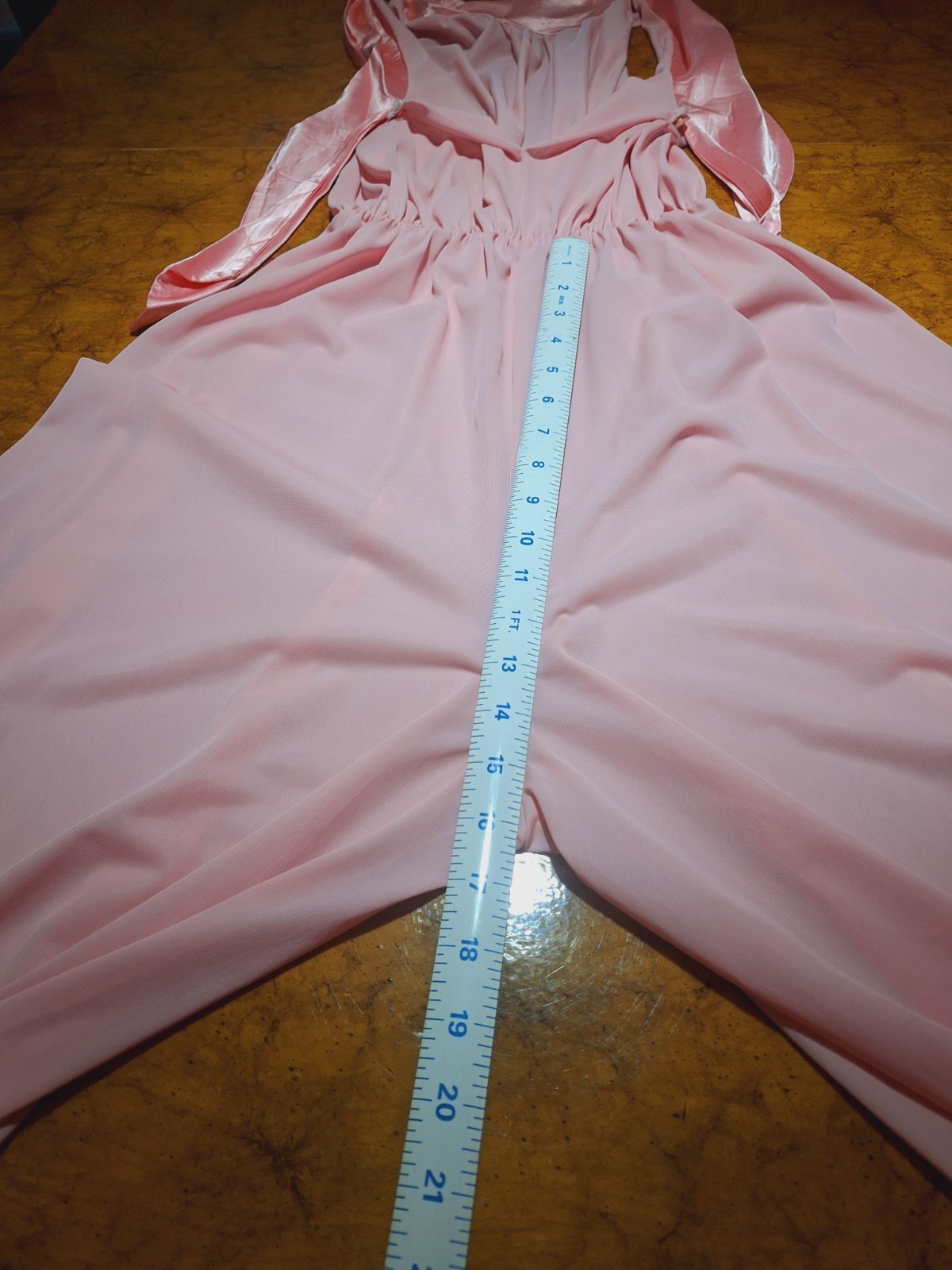 True VTG Mid-century Mod 1960s 1970s Wide Leg Nylon Pajama Jumpsuit Loungewear