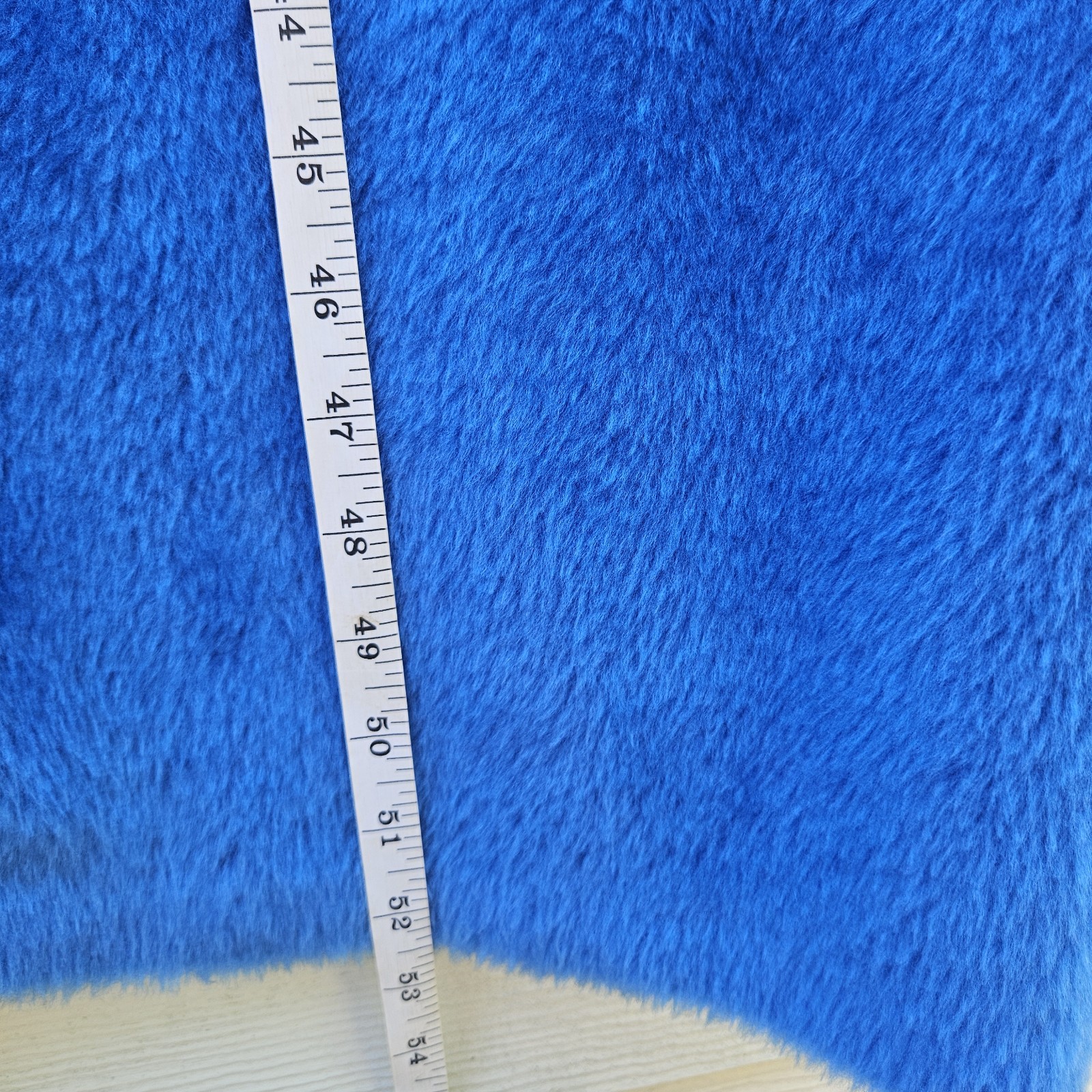 Vtg 1970s Sears At HomeWear 1/2 Zip Robe Womens XSP 4/6 Fuzzy Plush Blue Glam