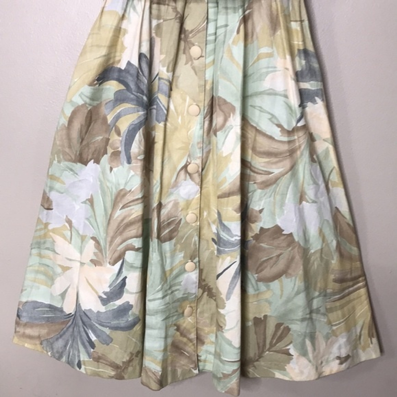Vtg California looks made in USA prairie dress 100% cotton size 12P old money