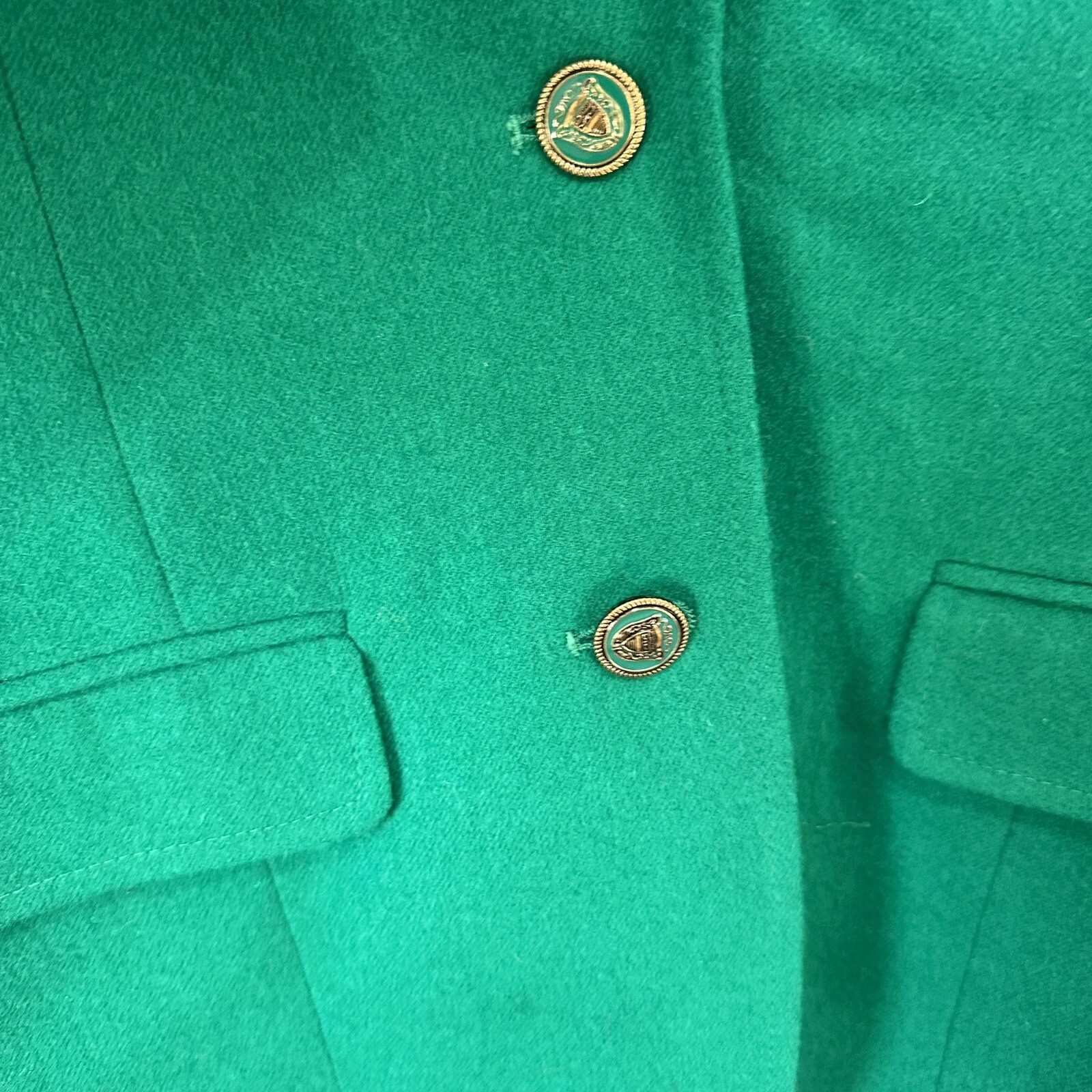 Pendleton wool 2 Button blazer Holiday Green Women’s Size 12**VTG**