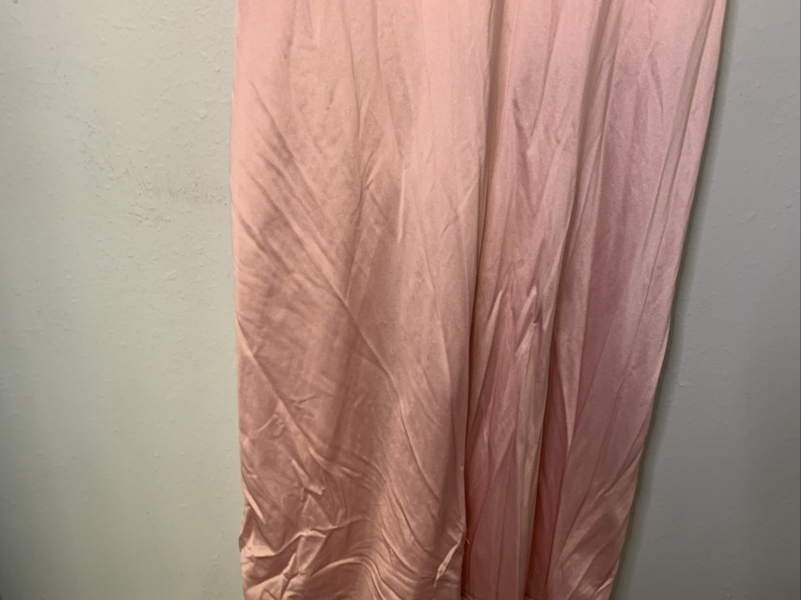 Vintage Vanity Fair Floral Lace Trim Nightgown Pink SZ M 38″ Chest Coquette 3