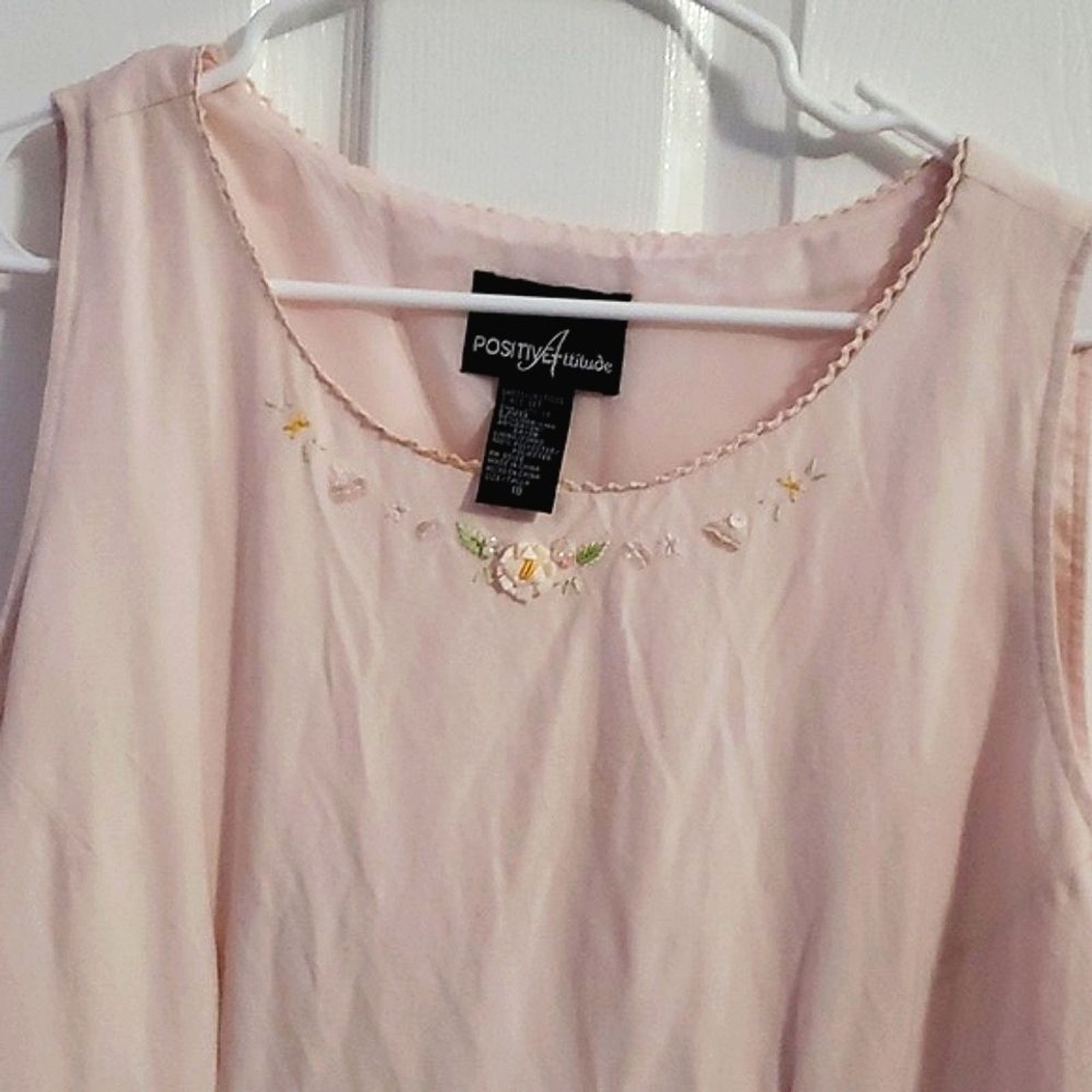 Vintage Positive Attitude Blush Pink 2 Piece Wedding Elegant Shift Maxi Dress 18