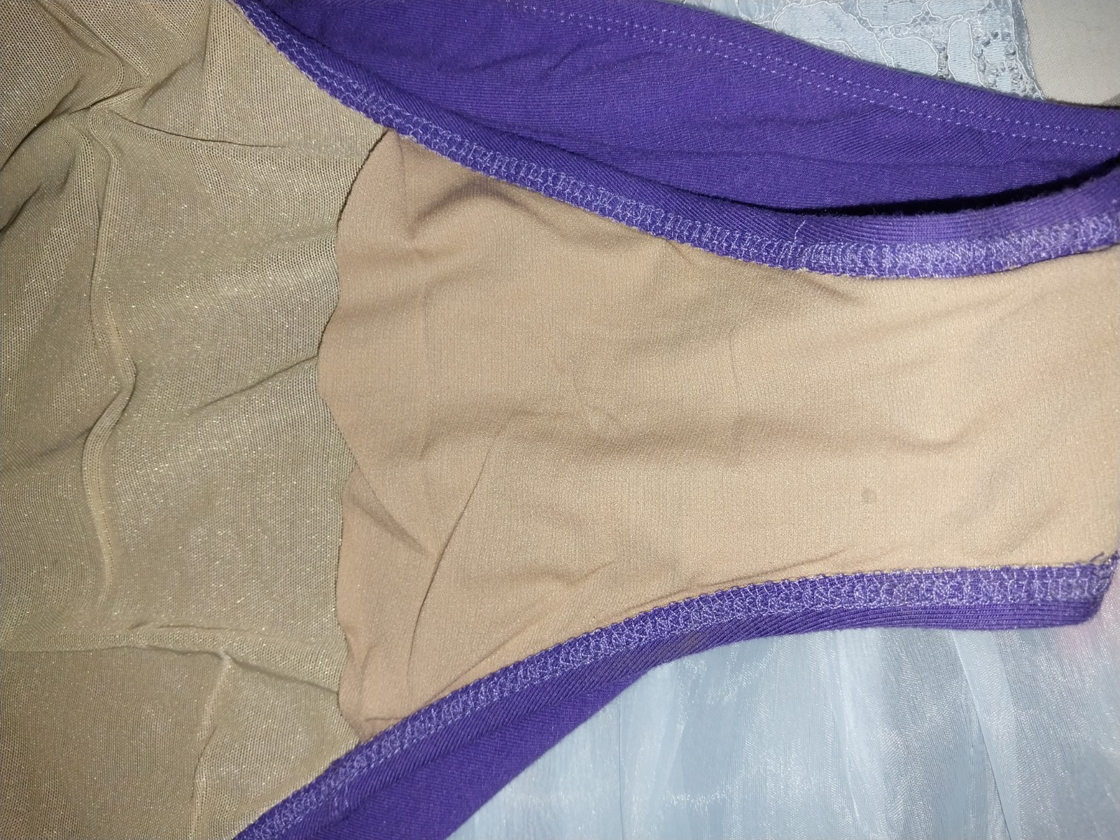 VTG Y2K PURPLE GOLD EMBRD SEAHORSE CHAINS ONE PIECE WORKOUT SWIMSUIT S/M