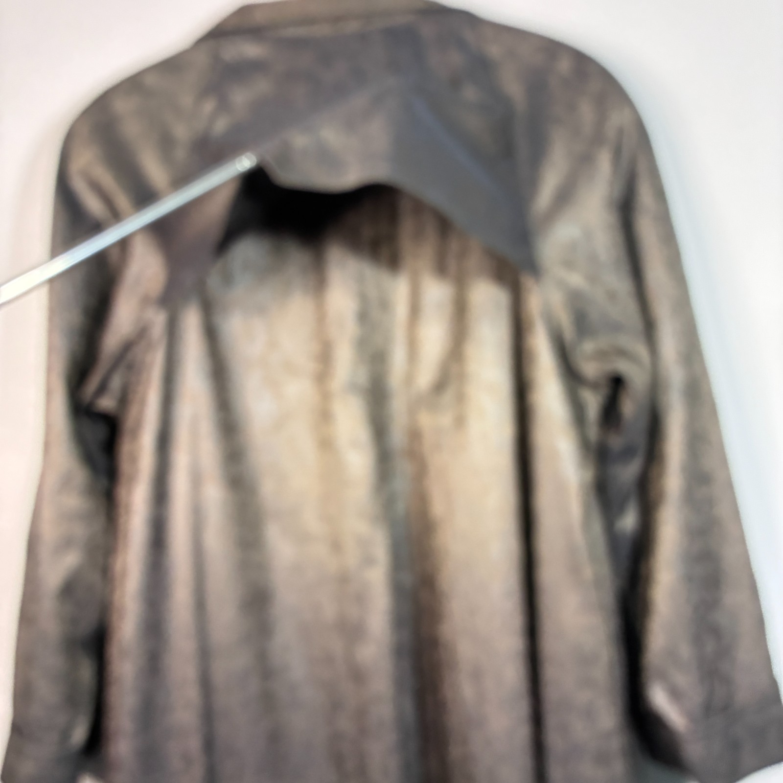 Vintage London Fog Trench Coat Women’s Duster Brown Paisley Liner Sz 8reg – READ