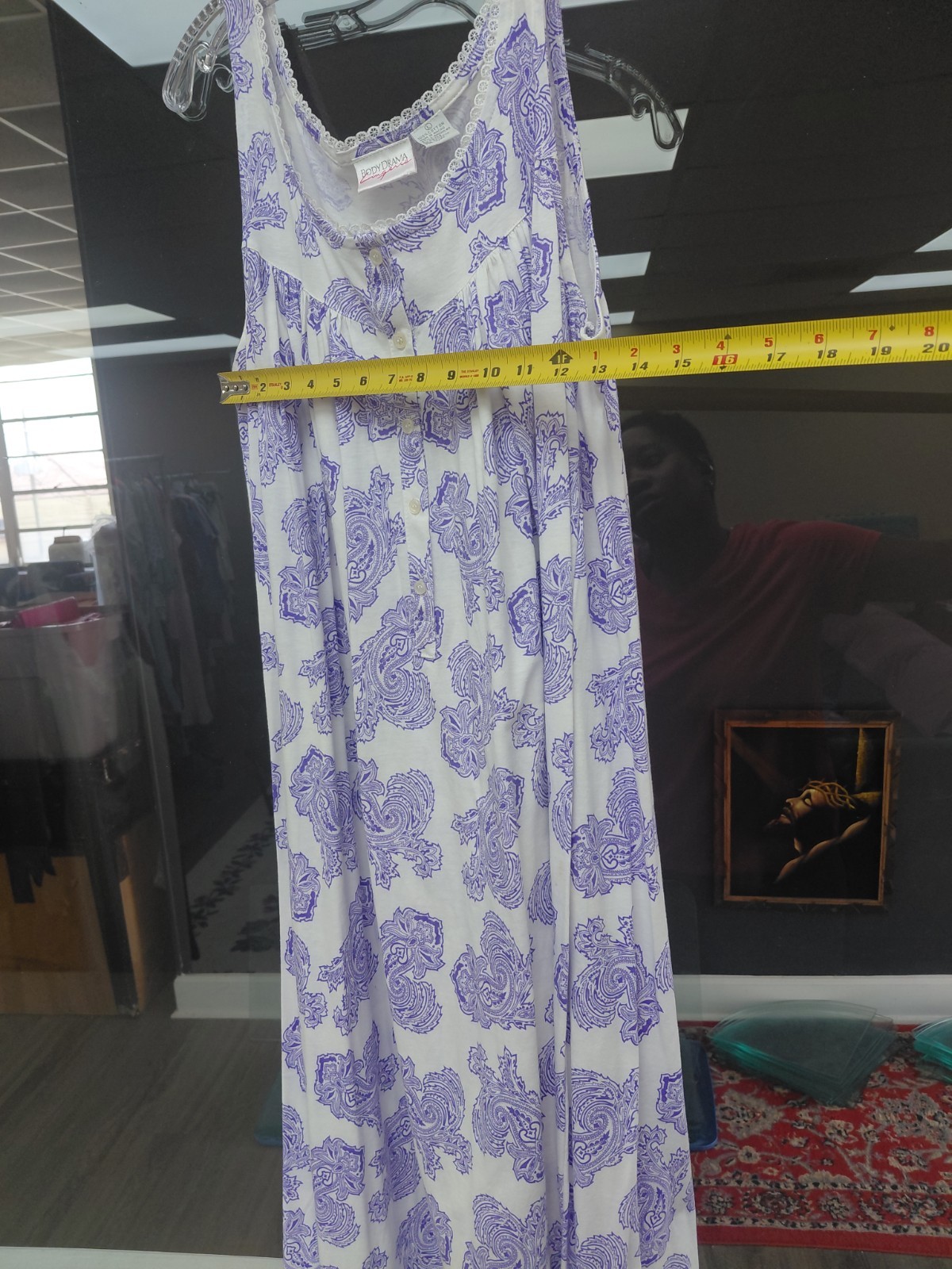 Vintage Body Drama Lingerie Full Slip Size L