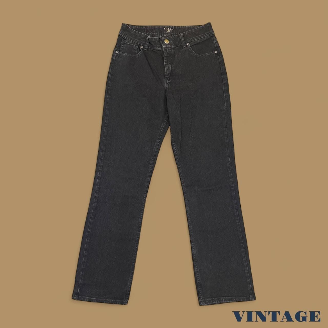 Vintage Lee Straight Leg Boyfriend Jeans Black W32 L32