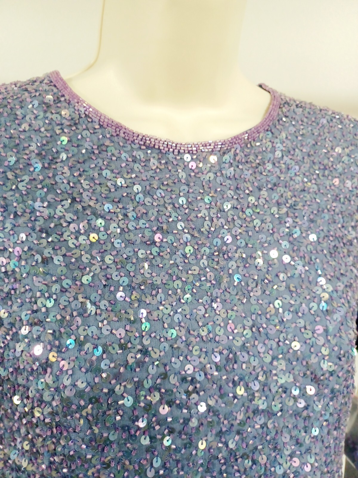 Vintage NWT Adrianna Papell Evening Formal Dress Sz 8 Silk ***SEE DESCRIPTION***